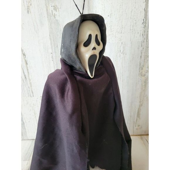 Fun world scream grim reaper hanging mini Halloween props vintage - Picture 1 of 7